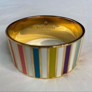 Kate Spade "Go To Town" Bangle Bracelet Rainbow
